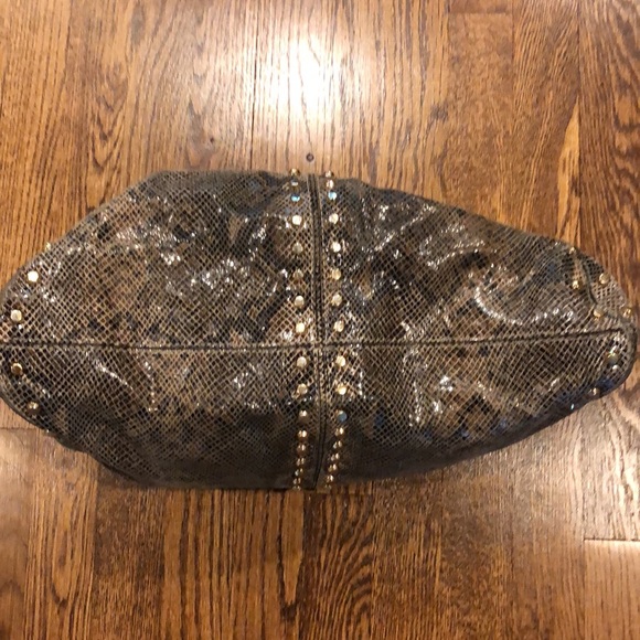 Michael Kors faux snakeskin studded grey bag - Picture 6 of 12